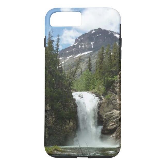 Funda De Case-Mate Para iPhone Cascadas Running Eagle en Glacier National Park (Reverso)