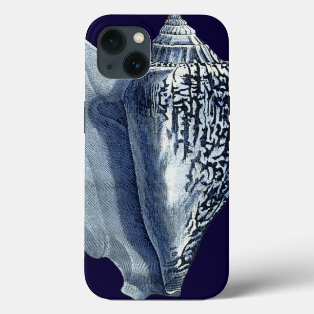 Funda De Case-Mate Para iPhone Cáscaras de índigo I (Reverso )