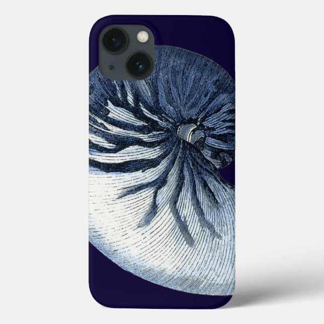 Funda De Case-Mate Para iPhone Cáscaras de índigo VII (Reverso)