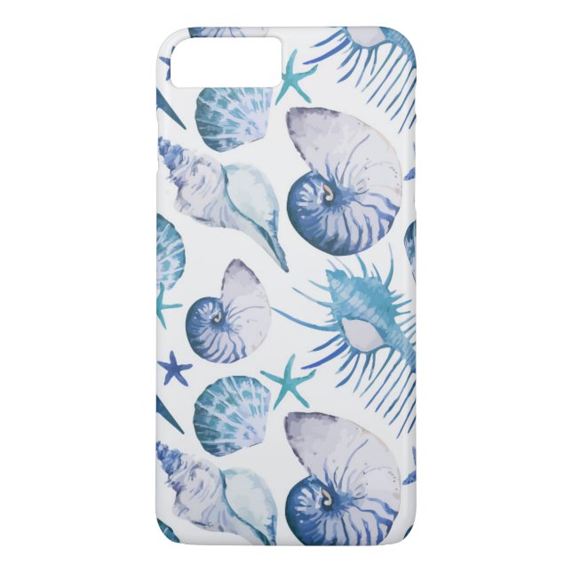 Funda De Case-Mate Para iPhone Cáscaras de la acuarela (Reverso)