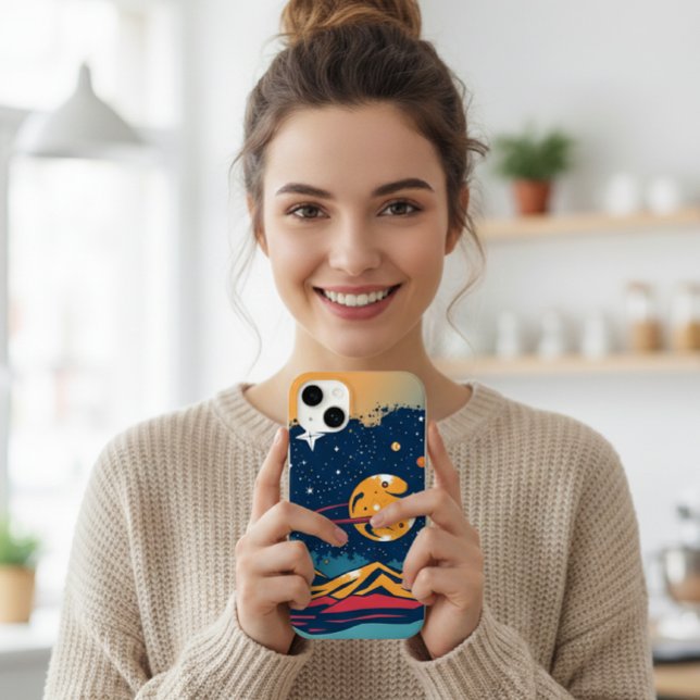 Funda De Case-Mate Para iPhone Case for the Planet, Moon, and Stars (Subido por el creador)