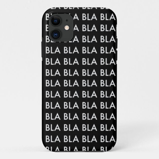 Funda De Case-Mate Para iPhone CASE iPhone 5 “Blah blah blah BLA " (Reverso)