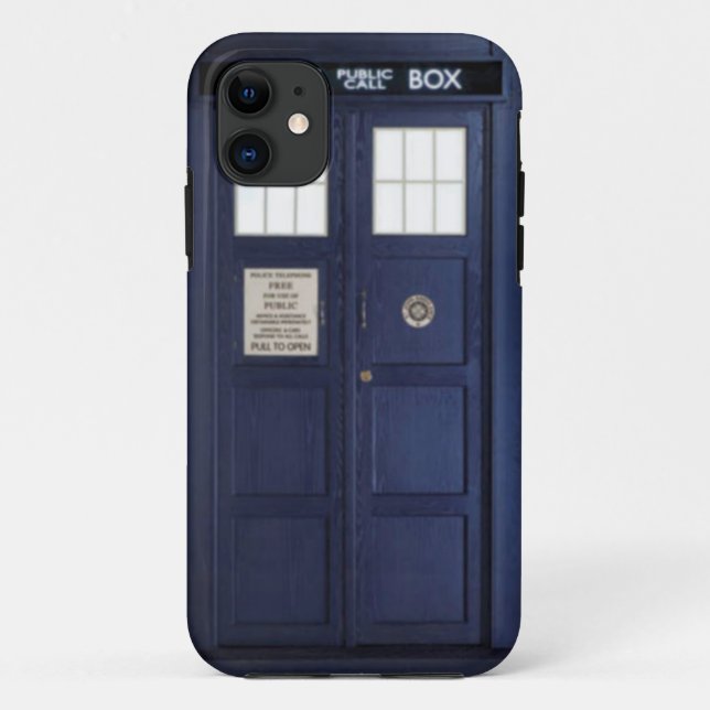 Funda De Case-Mate Para iPhone CASE iPhone 5 “POLICE BOX " (Reverso)