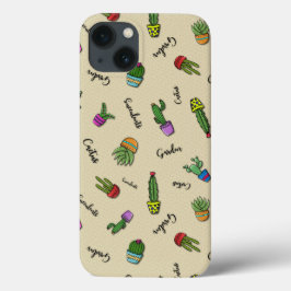 Funda Para iPhone 13 Case Linha Cactus