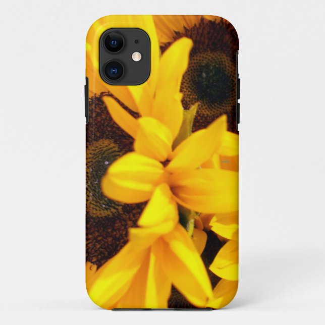 Funda De Case-Mate Para iPhone Casemato de girasol iPhone 11 (Reverso)