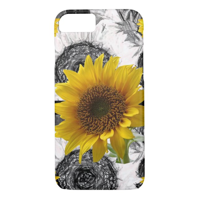 Funda De Case-Mate Para iPhone Cases de IPhone girasoles (Reverso)