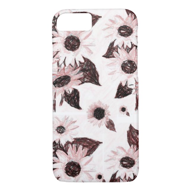 Funda De Case-Mate Para iPhone Cases de IPhone girasoles (Reverso)