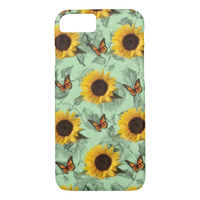 Funda De Case-Mate Para iPhone Cases de IPhone girasoles (Reverso)