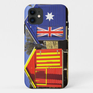 Funda Para iPhone 11 Casetas de baño, playa Middle Brighton, Puerto 2
