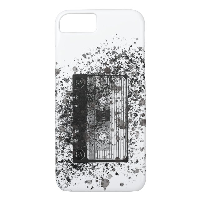 Funda De Case-Mate Para iPhone Casete de audio retro (Reverso)
