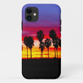 Funda Para iPhone 11 Caso 4 4S 5 de Iphone de las palmeras de la playa