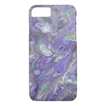 Caso abstracto del iPhone de la lavanda - "Naomi "