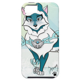 Funda Para iPhone SE/5/5s Caso ártico del iPhone 5 del lobo del alcohol