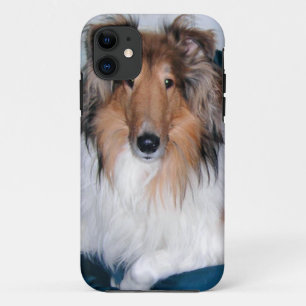 Funda Para iPhone 11 Caso áspero del iPhone 5 del collie del Sable