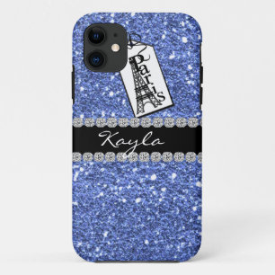 title_seo2 Caso AZUL CLARO de CrystaTl BLING IPHONE 5
