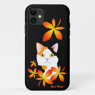 Funda Para iPhone 11 Caso Bobtail japonés del amor del gato MI-KE