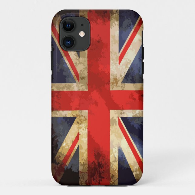 Funda De Case-Mate Para iPhone Caso británico de IPhone 5 de la bandera (Reverso)