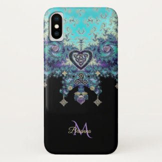 title_seo2 Caso céltico del iPhone X del diseño del fractal