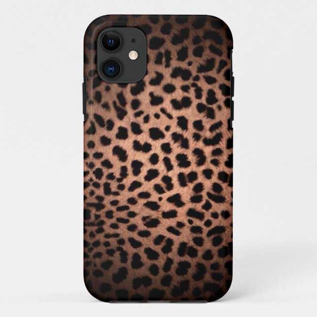 Funda De Case-Mate Para iPhone Caso clásico del iPhone 5 del estampado leopardo (Reverso)