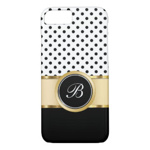 title_seo2 Caso con clase del iPhone 7 del monograma