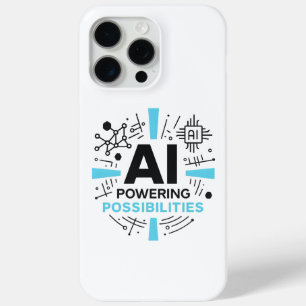Funda Para iPhone 15 Pro Max Caso de AI que Impulsa Posibilidades   Tecnología 