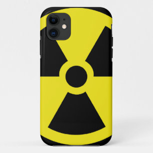 Funda Para iPhone 11 caso de Barely There del iPhone 5, símbolo nuclear