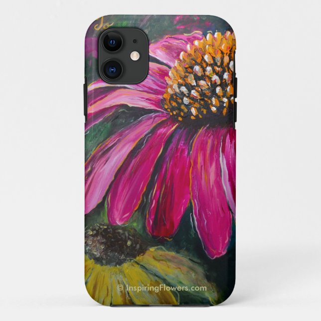 Funda De Case-Mate Para iPhone Caso de Coneflower iphone5 (Reverso)