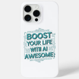 Funda Para iPhone 15 Pro Max Caso de Impulso de Vida de IA – Potenciador Diario