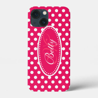title_seo2 Caso de ipad blanco rosado personalizado de Polka 