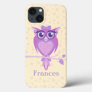 Funda Para iPhone 13 Caso de ipad morado y amarillo para chicas cortos