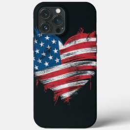 Funda Para iPhone 13 Pro Max caso de iphone con bandera de EE. UU.