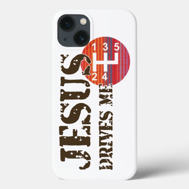 Funda De Case-Mate Para iPhone Caso de iPhone cristiano: Jesús me impulsa (Reverso)