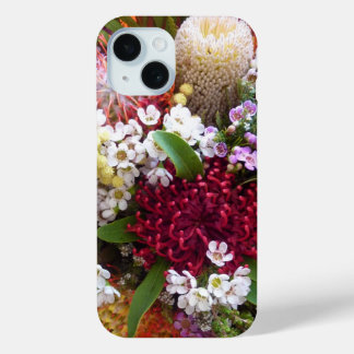 Funda Para iPhone 15 Caso de iphone de flor floral nativo de Australia
