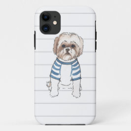 title_seo2 Caso de Iphone de la acuarela de Shih Tzu