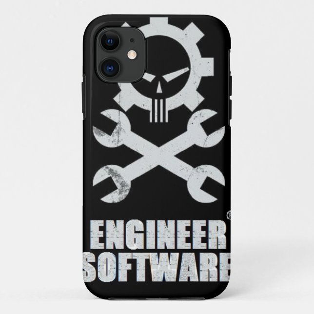 Funda De Case-Mate Para iPhone Caso de Iphone del software del ingeniero (Reverso)