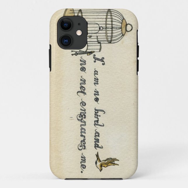 Funda De Case-Mate Para iPhone Caso de la cita de Jane Eyre (Reverso)