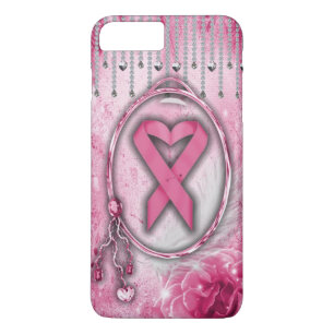 Funda Para iPhone 8 Plus/7 Plus Caso de la conciencia del cáncer de pecho de Blin