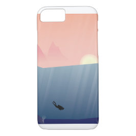 Funda Para iPhone 8/7 Caso de la zambullida del equipo de submarinismo