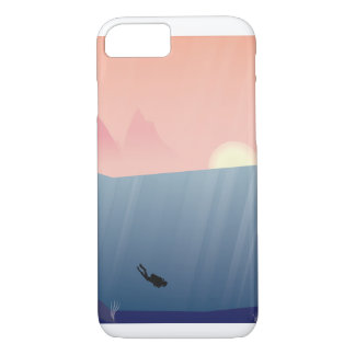 Funda Para iPhone 8/7 Caso de la zambullida del equipo de submarinismo