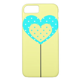 FUNDA PARA iPhone 8/7 CASO DE LEMON LOLLIPOP HEART PHONE