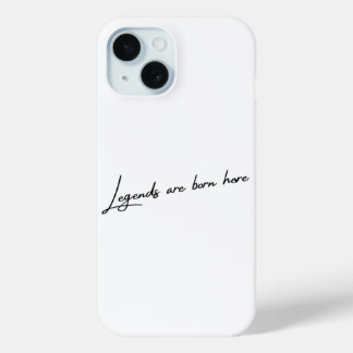 Funda Para iPhone 15 Caso de leyenda
