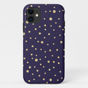 Funda Para iPhone 11 Caso de medianoche del iPhone del purpurina