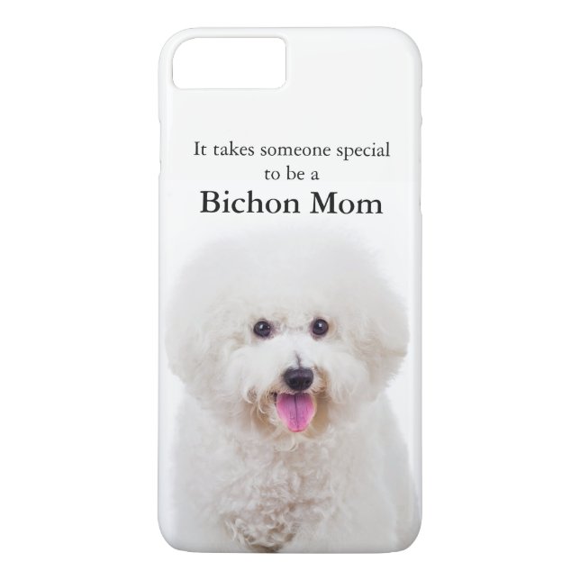 Funda De Case-Mate Para iPhone Caso de Smartphone de la mamá de Bichon (Reverso)