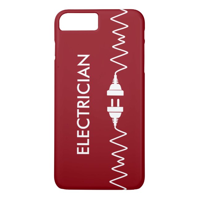 Funda De Case-Mate Para iPhone Caso de Smartphone del electricista para el iPhone (Reverso)