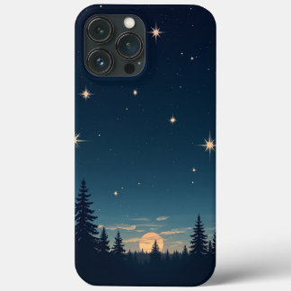 Funda Para iPhone 13 Pro Max caso de teléfono celular de cielo nocturno