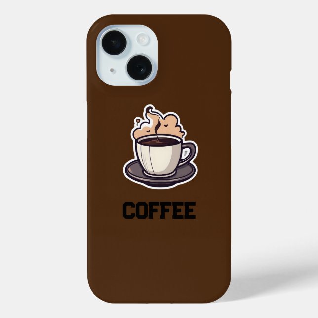 FUNDA DE Case-Mate PARA iPhone CASO DE TELÉFONO COFFE (Reverso )