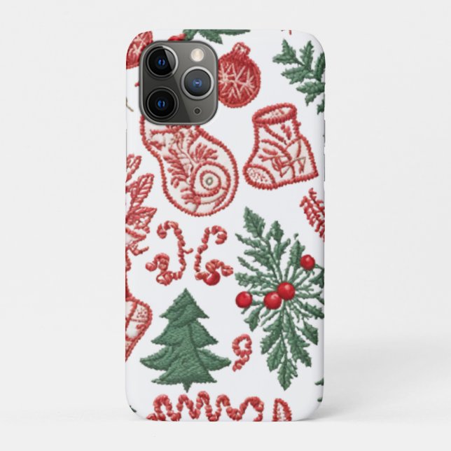 Funda De Case-Mate Para iPhone Caso de teléfono con motivos de navidades (Reverso)
