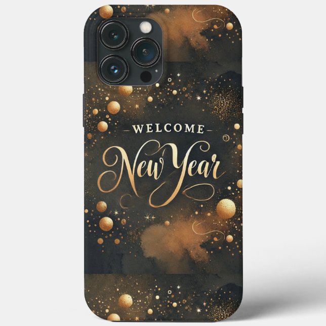 Funda De Case-Mate Para iPhone Caso de teléfono de Año Nuevo (Reverso )