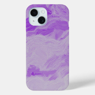 FUNDA PARA iPhone 15 CASO DE TELÉFONO DE CAOS PURPLE