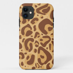 Funda Para iPhone 11 Caso de teléfono de estampado de leopardo de impre